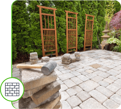 Durable hardscaping solutions with eco-friendly materials