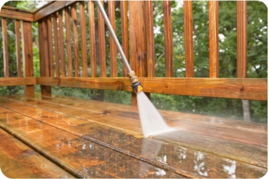 Eco-friendly pressure washing to restore outdoor surfaces