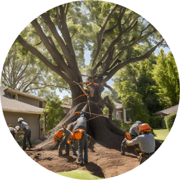 Safe and efficient tree removal using eco-friendly methods